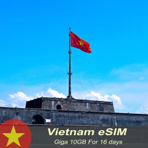 vietnam esim 10 GB For 16 Days