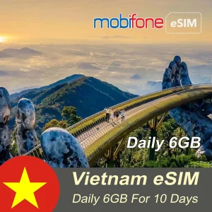 Mobifone eSIM for tourist