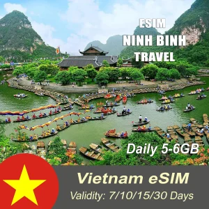 Ninh Binh, Trang An esim travel
