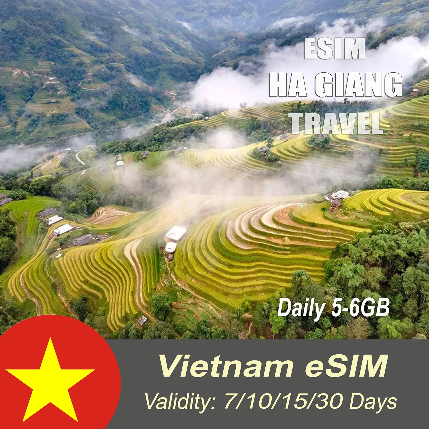 Ha Giang Loop eSIM For Tourist